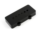 Allparts Electric Guitar Plastic Pickup Cover Set for Fender Jazzmaster Style Guitars (Black)