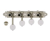 Gotoh SE700 SE Series Guitar 3 A-Side Open Gear Machine Heads Set with Metal Oval Button (Nickel)