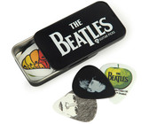 Planet Waves 1CAB4-15BT2 The Beatles Signature Medium Guitar Pick Tins - Stripes (Set of 15)