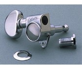 Schaller Guitar 3 A-Side Machine Heads Set with Large Buttons (Chrome)