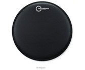 Aquarian Hi-Impact Series 13 Inch Texture Coated Snare Batter Drum Head with Power Dot (Black)