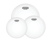 Evans ETP-EC2SCLR-F EC2S Clear Fusion Tom Drum Head Pack (10 12 14 Inch)