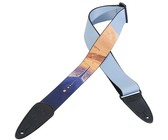 Levys MPDS2-001 2 Inch Sublimation Printed Picturesque Vistas Polyester Guitar Strap (Multicolour)