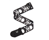 Planet Waves 50H01 Sublimation Printed Woven Instrument Strap (Skull and Cross)