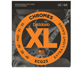 D'Addario ECG23 10-48 Chromes Flat Wound Extra Light Electric Guitar Strings