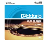 Fender 80/20 Coated Dura-Tone 880CL-12 12 String Acoustic Guitar Strings