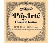 D'Addario J4504 80/20 Bronze Pro-Arte Normal Tension Bronze Wound 4th String