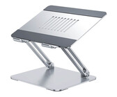 LEKKERMOTION N6 Height Adjustable Arm Type Aluminum Notebook Stand - Silver