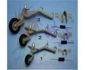 Tail wheel assy hao