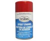 Enamel spray testors dark red 85g can