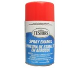 Enamel spray testors dark red 85g can