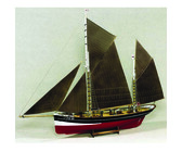 Fd 10 yawl bb wood hull 1:50