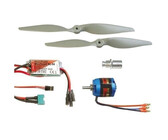 Retracts e-flite 10-15 tricycle elec por