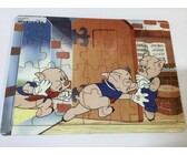 Puzzle wooden jigsaw 3 piglets slw